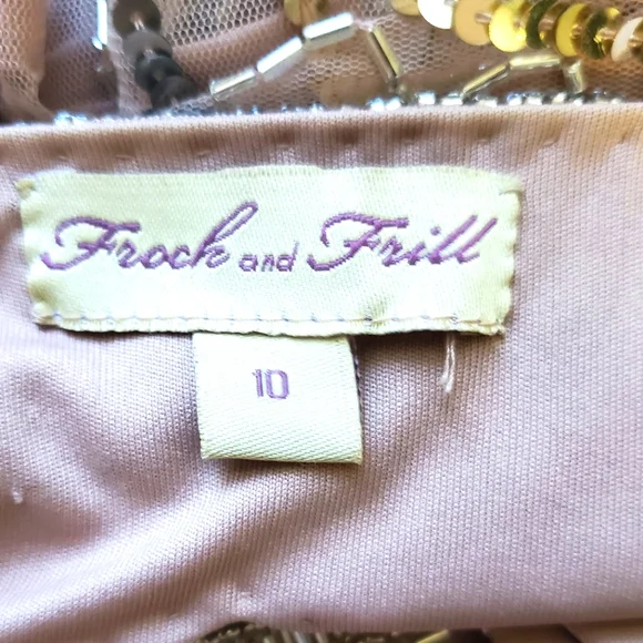 Frock And Frill Beaded Mini Dress - Picture 8 of 8